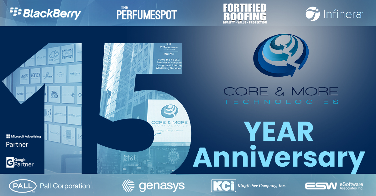 Core and More Technologies celebrates 15 years