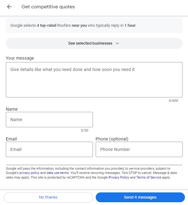 Get Competitive Quotes